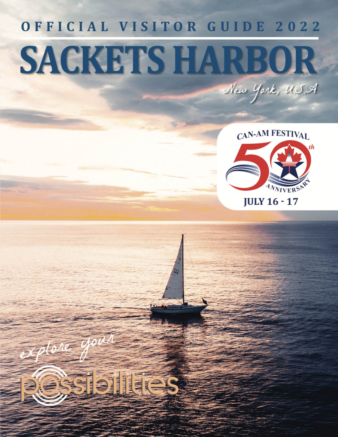 Cover of the 2022 Sackets Harbor Visitor Guide