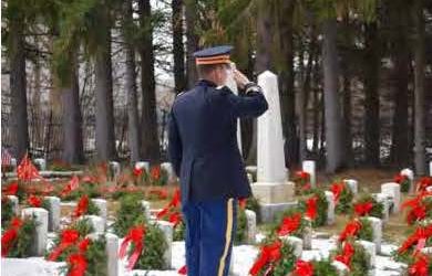 Wreaths for Veterans Donations and Dedication Ceremony