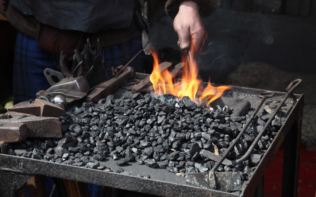 Revolutionary War Blacksmith at the Battlefield